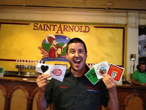 Saint Arnold Loves Stickers!