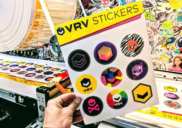StickerGiant VRV Sticker Sheet 2018 blog. web