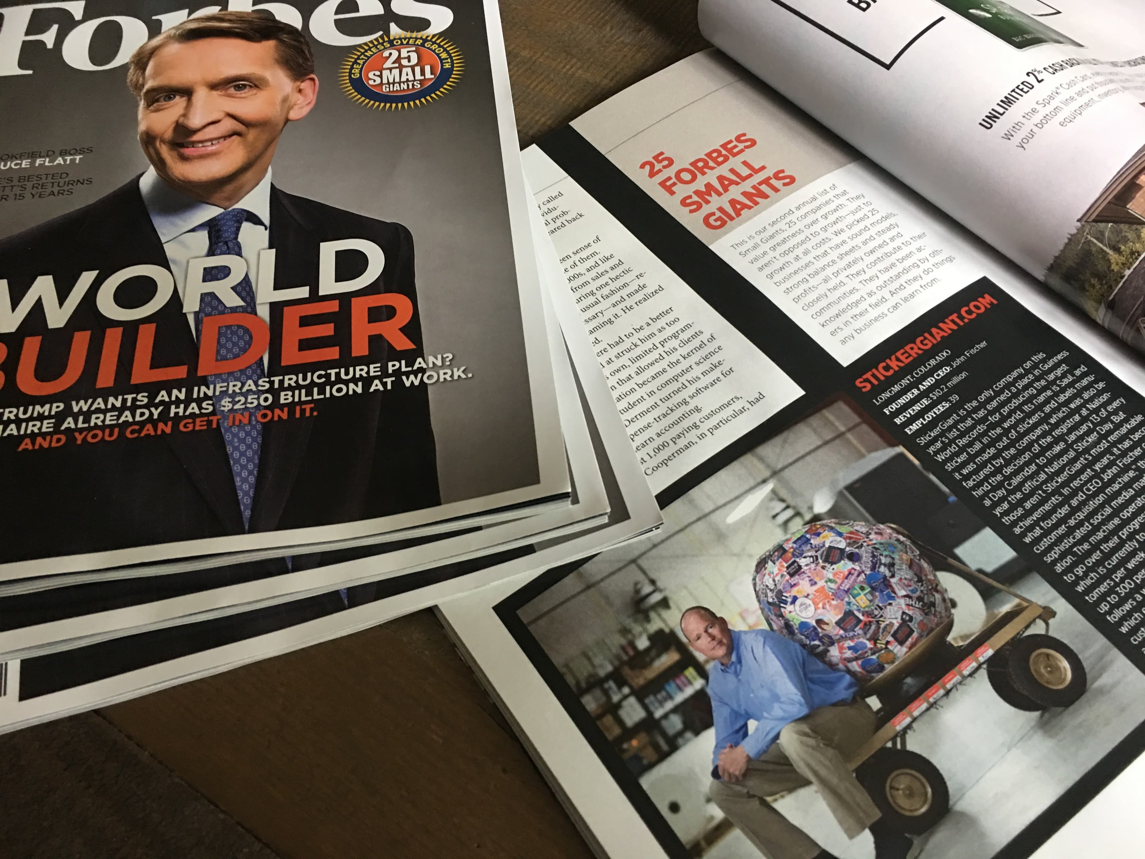 StickerGiant.com article in Forbes magazine