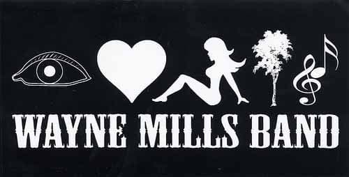 Custom Printed Stickers for the Wayne Mills Band printed by StickerGiant