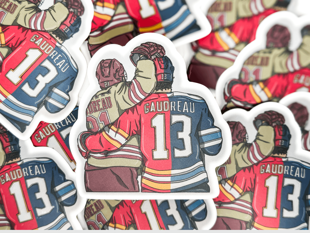 Gaudreau_Brothers_Hockey_Die_Cut_Sticker 5