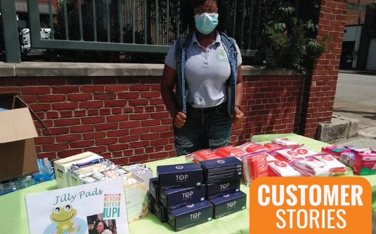 JillyPads Customer Stories Table