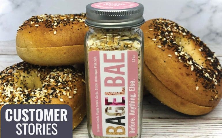 stickergiant customer stories spice bae bagel bae web