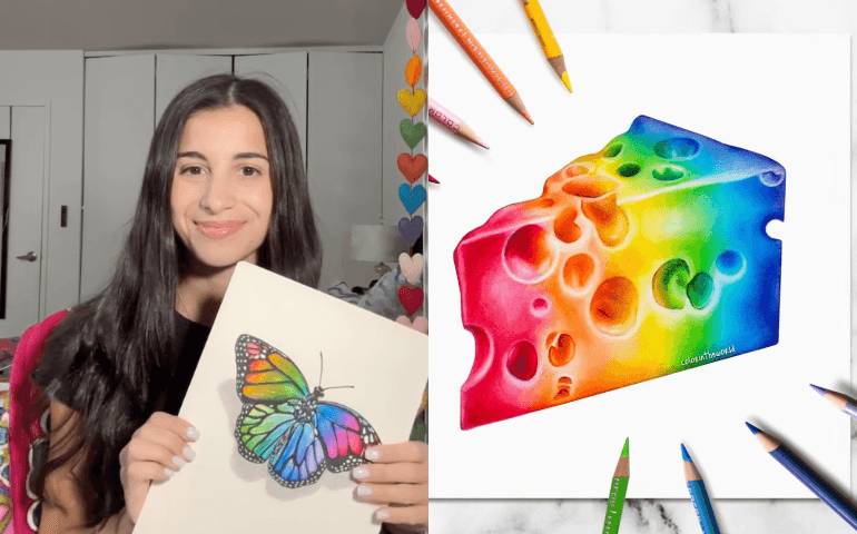 How Dana Komsky Turns Hand Drawn Art into Stickers