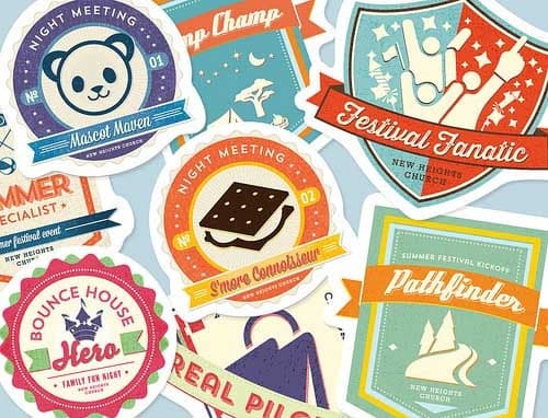 Custom Event Stickers Sponosred by StickerGiant