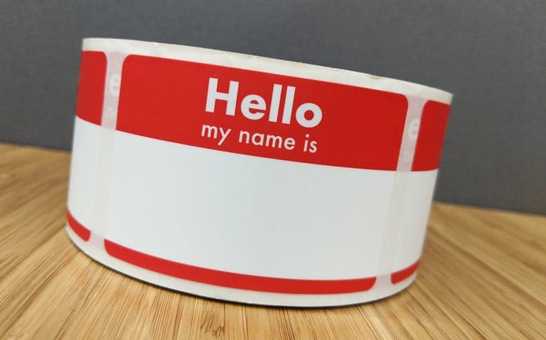 StickerGiant Hello My Name Is Sticker Label 2020 blog