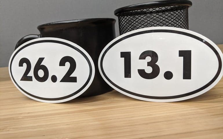 StickerGiant Marathon Oval Stickers 2020 blog