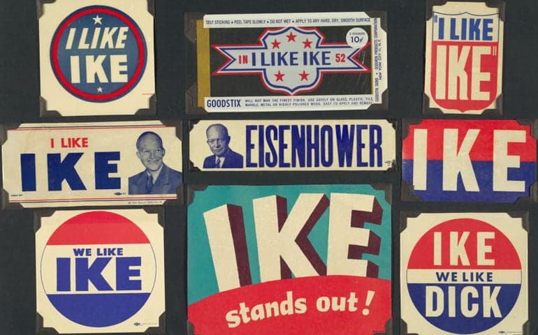 StickerGiant shares an image of an I Like Ike Sticker Collage
