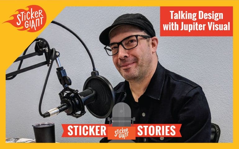 StickerGiant Podcast Season 2 Episode 4 Alan Peters Jupiter Visual studio blog 2018