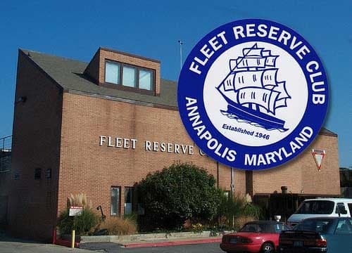 Die Cut Circle Stickers printed by StickerGiant for Fleet Reserve Club of Annapolis