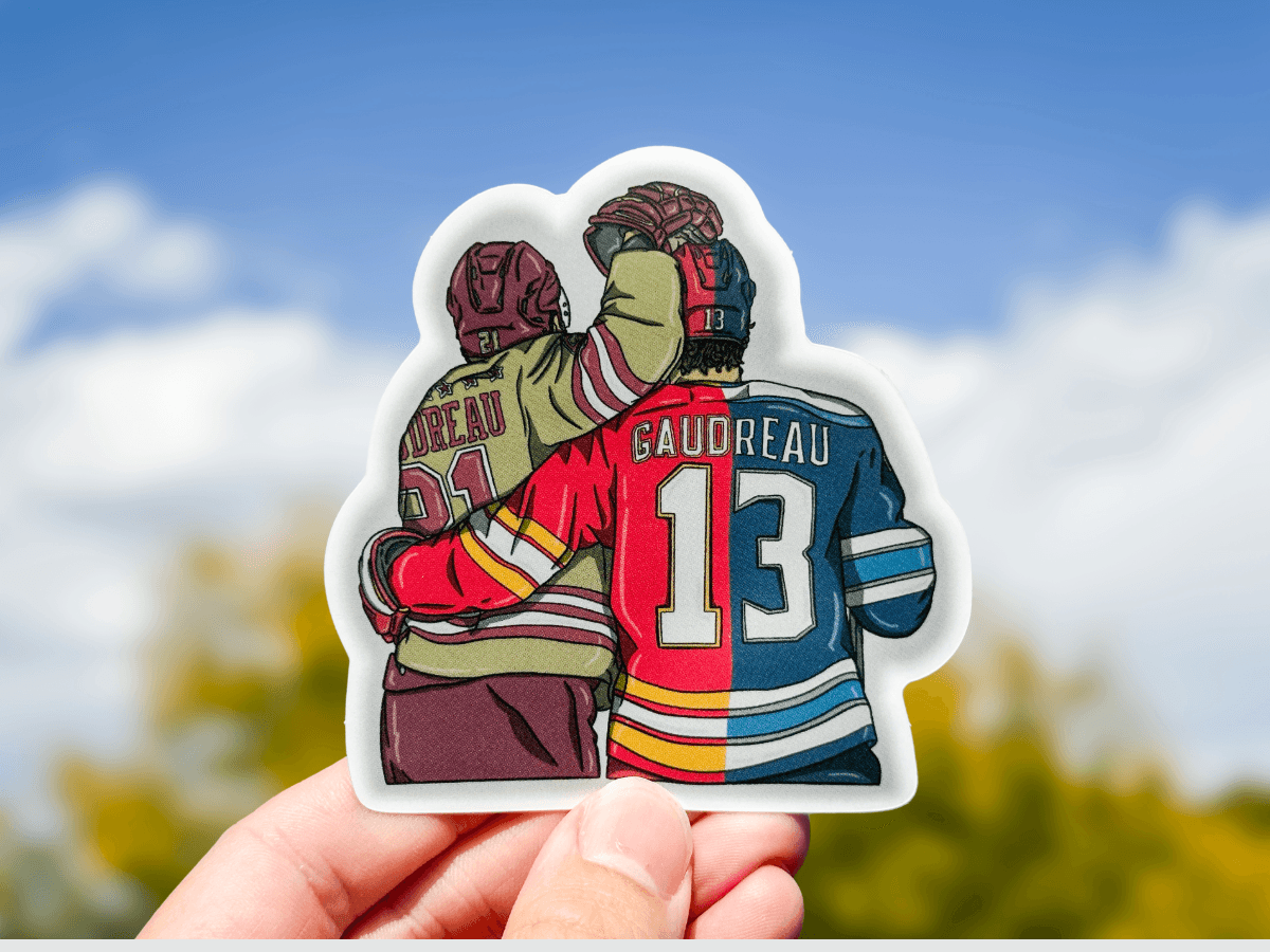 Gaudreau_Brothers_Hockey_Die_Cut_Sticker 4